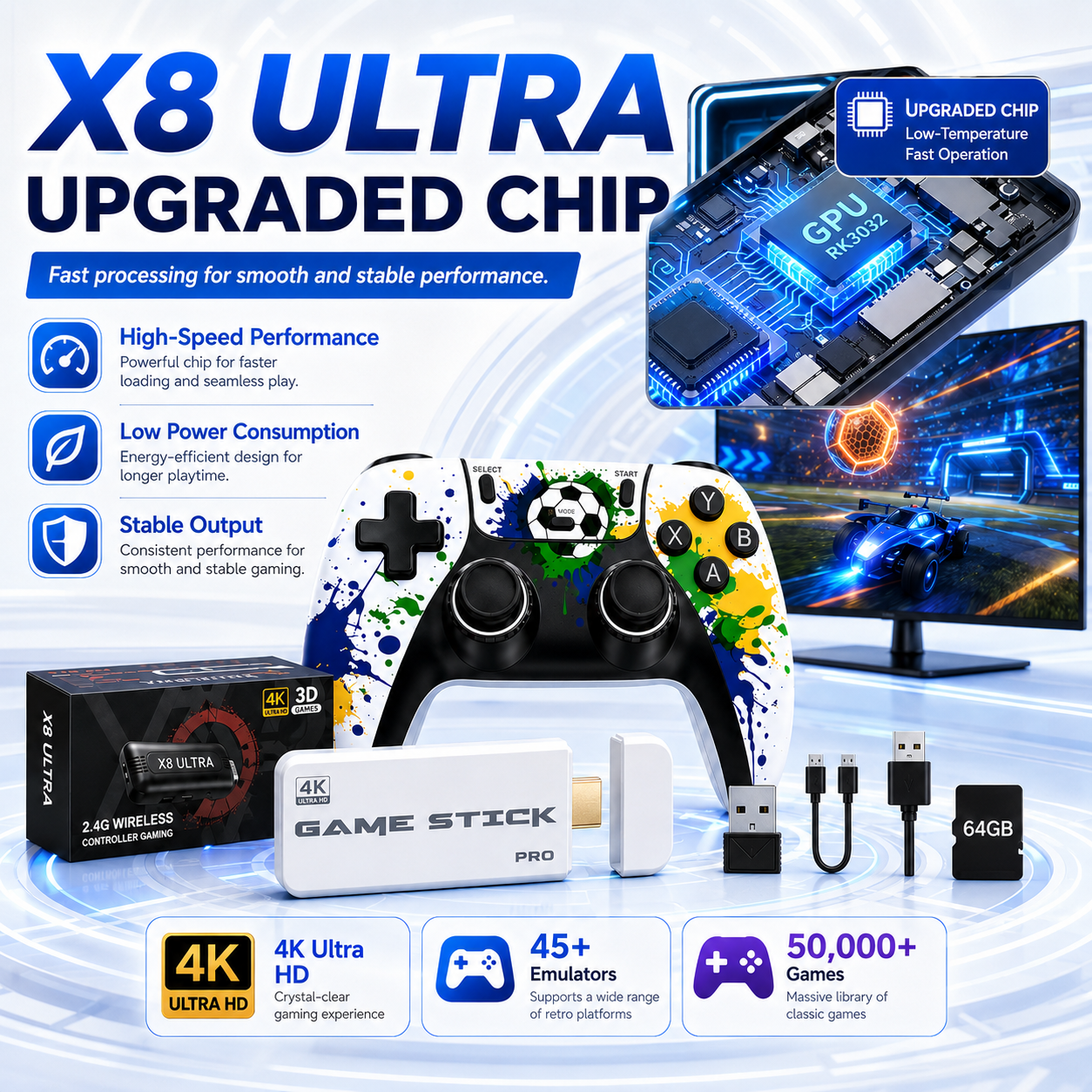 Korean Lifestyle Video - X8 Ultra 4K Game Console 50000