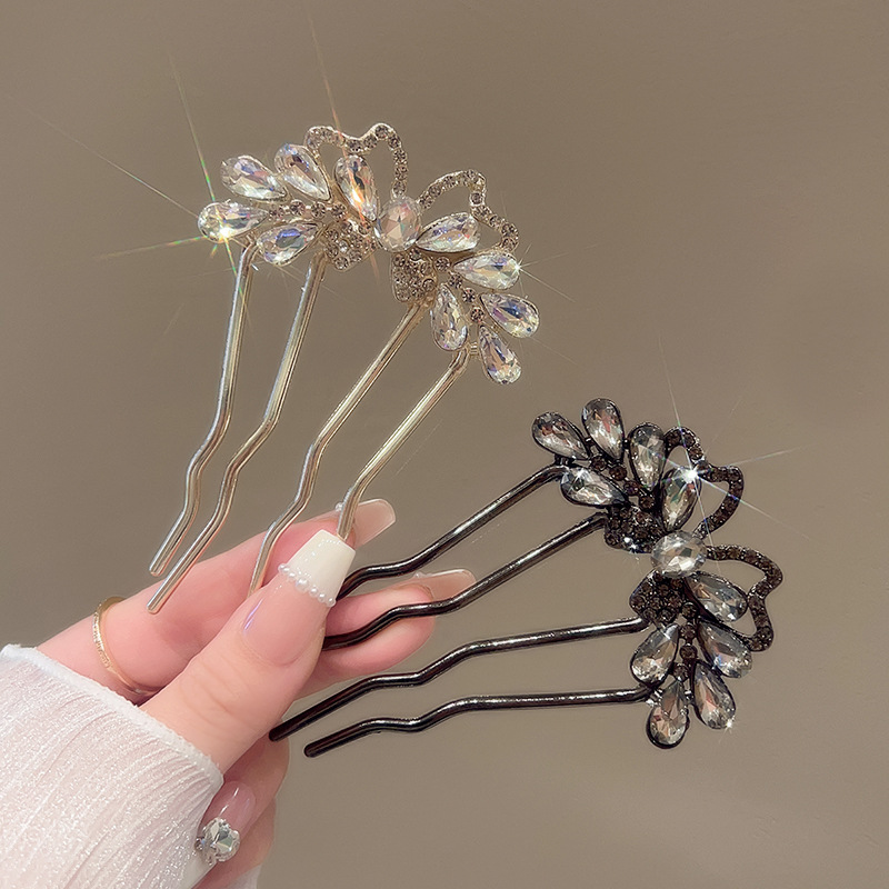 Fashion Rhinestones U-Shaped H - Hanbok Hair Pin 리뷰 및 가격