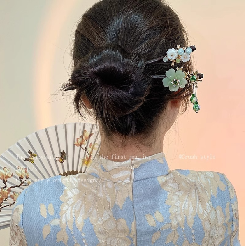 Chinese Hair Stick Step Shake  - Hanbok Hair Pin 리뷰 및 가격