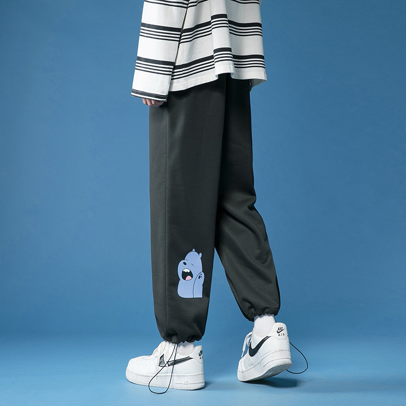 Men's Casual Loose Sports Pant - Korean Pants Lifestyle 리뷰 및 가격
