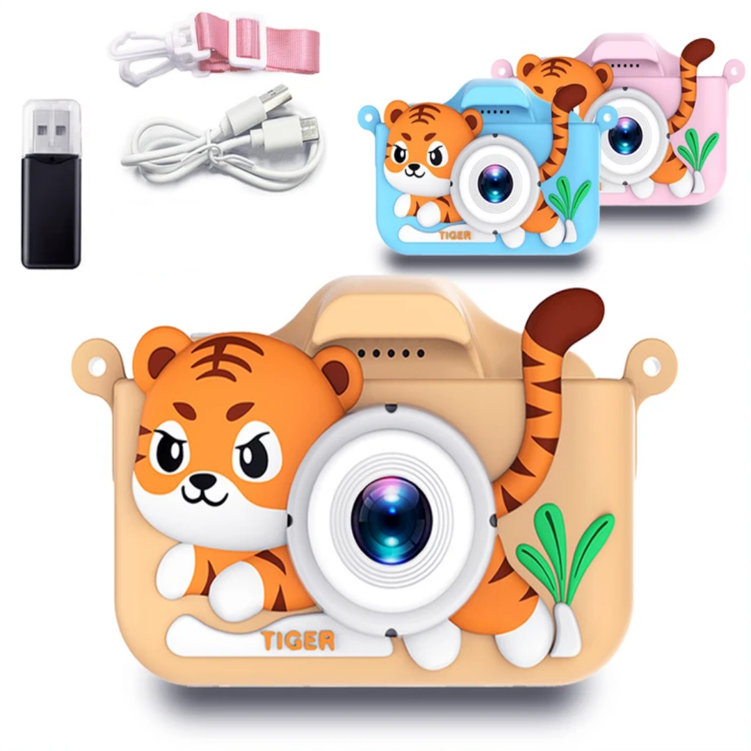 Kids Mini Camera Cartoon Tiger - Korean Lifestyle Video 리뷰 및 가격
