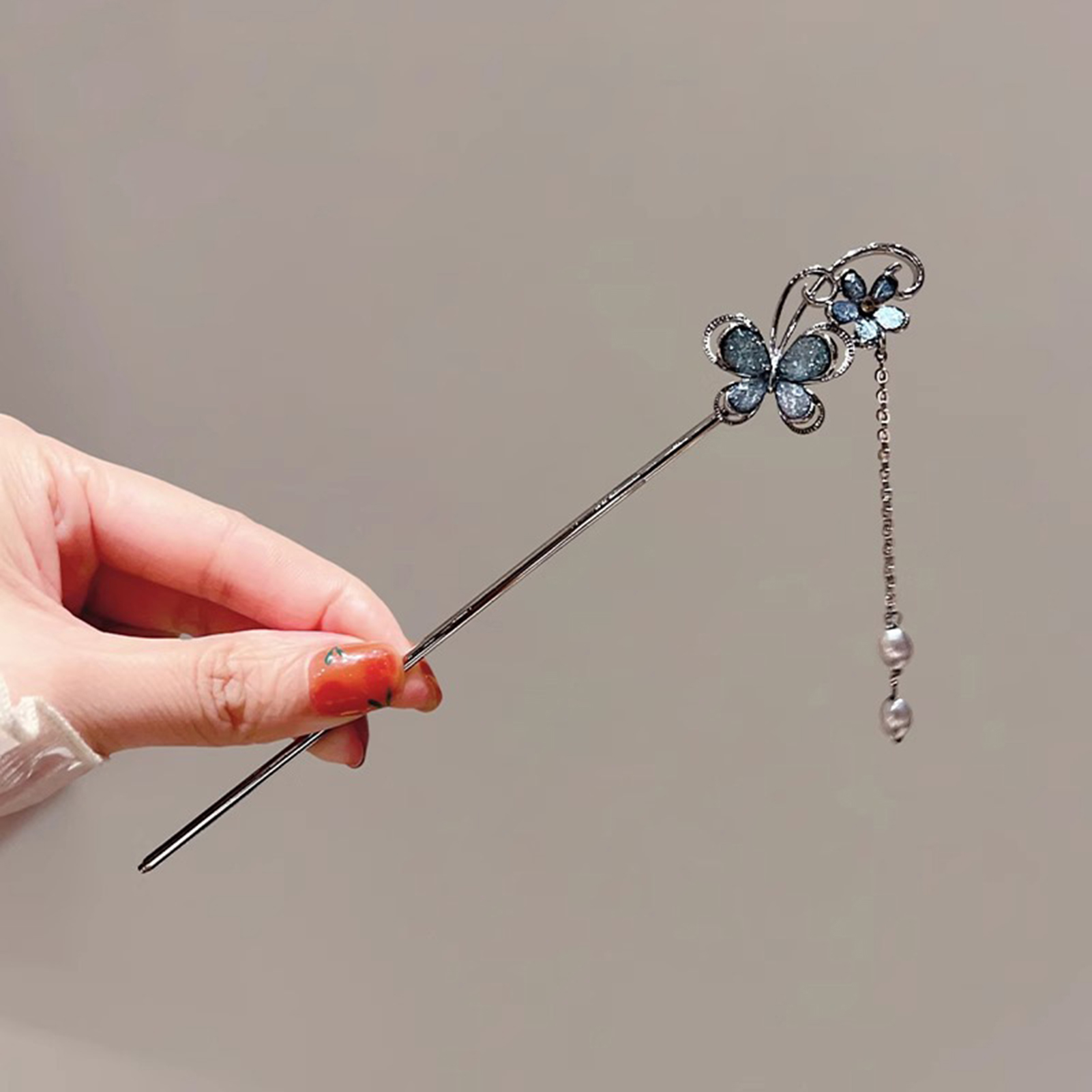 Butterfly Tassel Hairpin Hair  - Hanbok Hair Pin 리뷰 및 가격