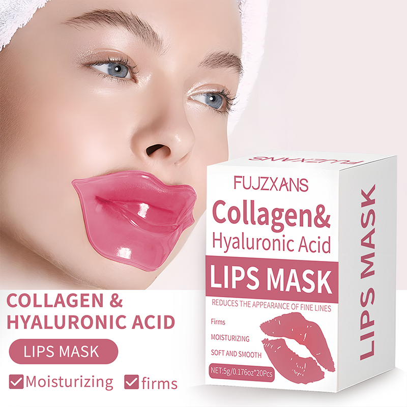 20Pcs/Box Pink Lips Masks Shee - Sheet Mask Collagen 리뷰 및 가격