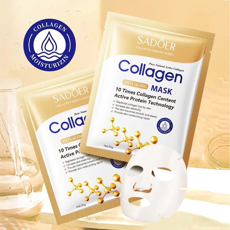 10pcs Anti-aging Collagen Face - Sheet Mask Collagen 리뷰 및 가격