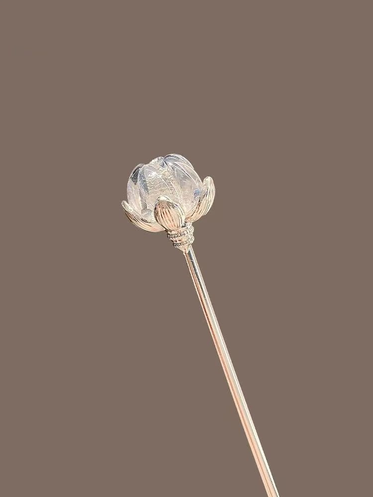 Crystal Lotus Hairpin for Wome - Hanbok Hair Pin 리뷰 및 가격