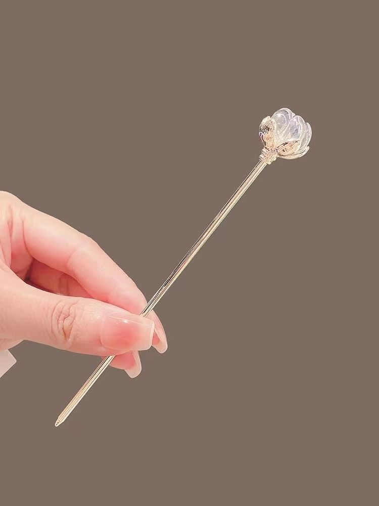 Crystal Lotus Hairpin for Wome - Hanbok Hair Pin 리뷰 및 가격
