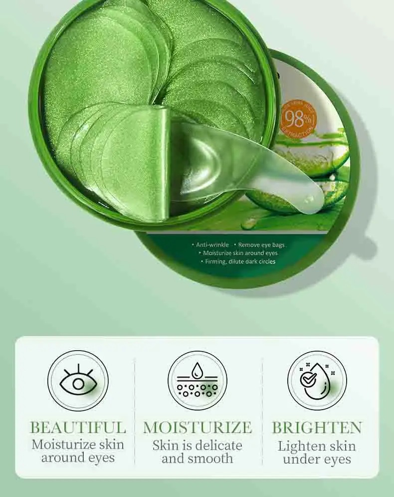 60pcs Aloe Vera Collagen Eye M - Sheet Mask Collagen 리뷰 및 가격