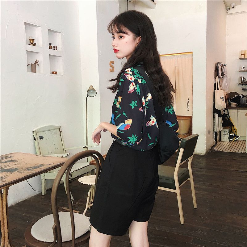Shirts Women Corduroy Patch Po - Korean Lifestyle Student 리뷰 및 가격