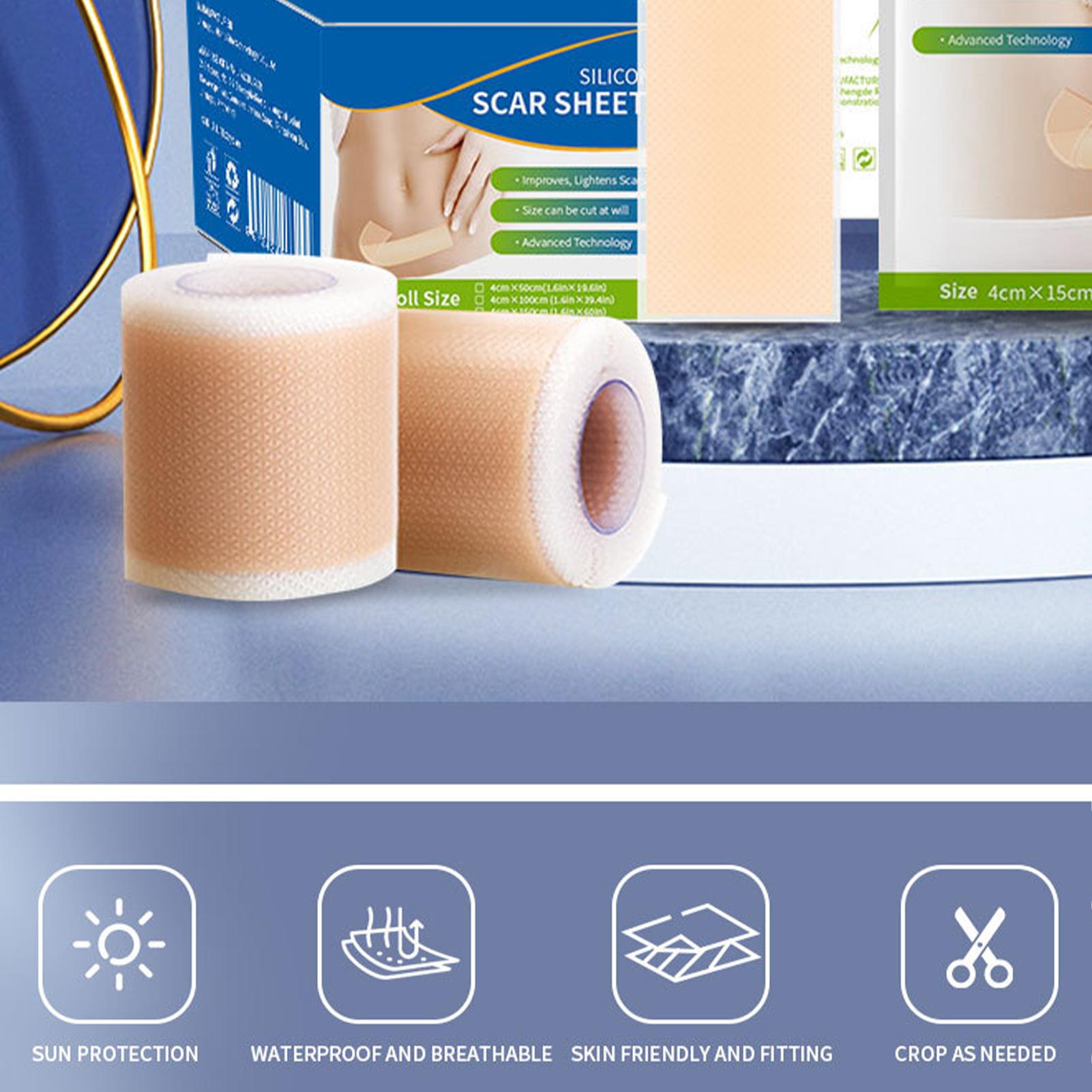 1 Roll Silicone Scar Sheets 4c - Sheet Mask Collagen 리뷰 및 가격