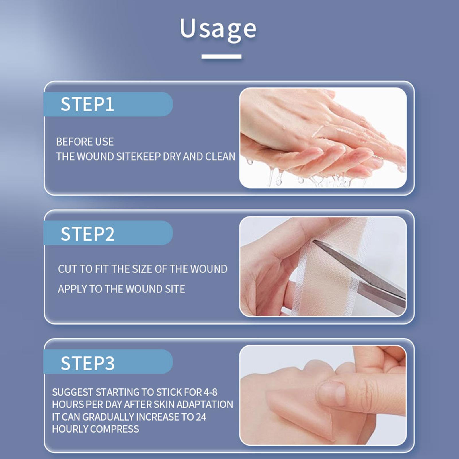 1 Roll Silicone Scar Sheets 4c - Sheet Mask Collagen 리뷰 및 가격