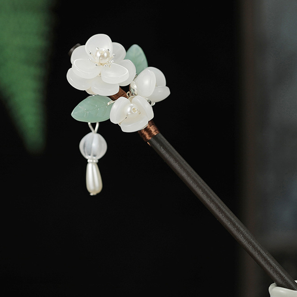 Retro Flower Hairpin With Pear - Hanbok Hair Pin 리뷰 및 가격